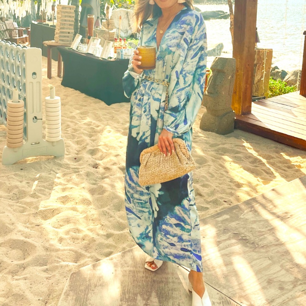 ZARA PRINTED MIDI DRESS MULTICOLORED (size XS)